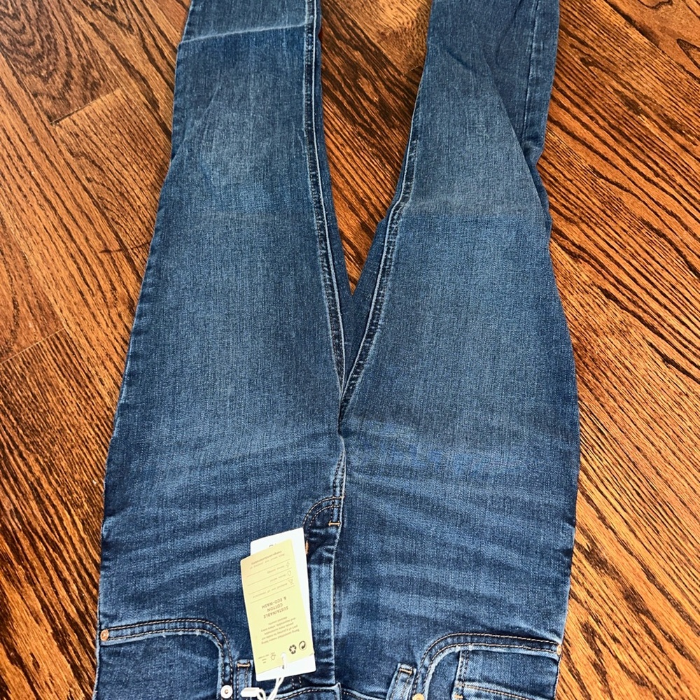 NEW Mango Blue Skinny Jeans with Classic Indigo Wash